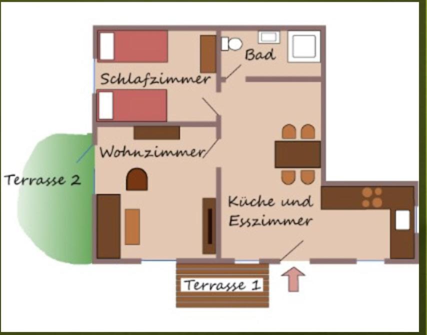 Ferienwohnung Suedliche Weinstrasse Zwischen Wald Und Reben Klingenmuenster Exterior photo